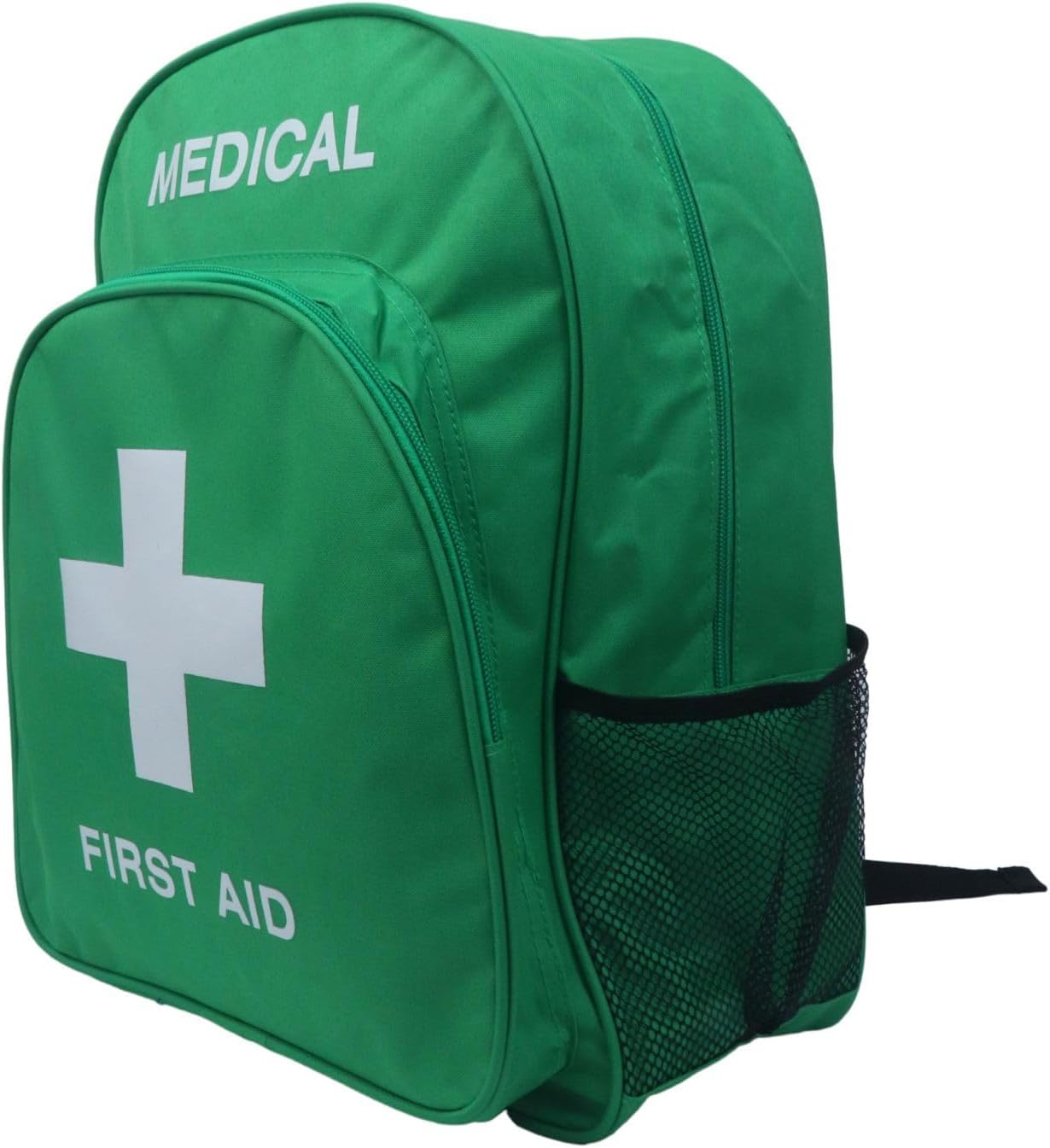 Red First Aid Bag Empty First Aid Backpack Empty Medical Storage Bag for First Aid Kits Pack Emergency Hiking Backpacking Camping Cycling Travel Car (Green) image number 5