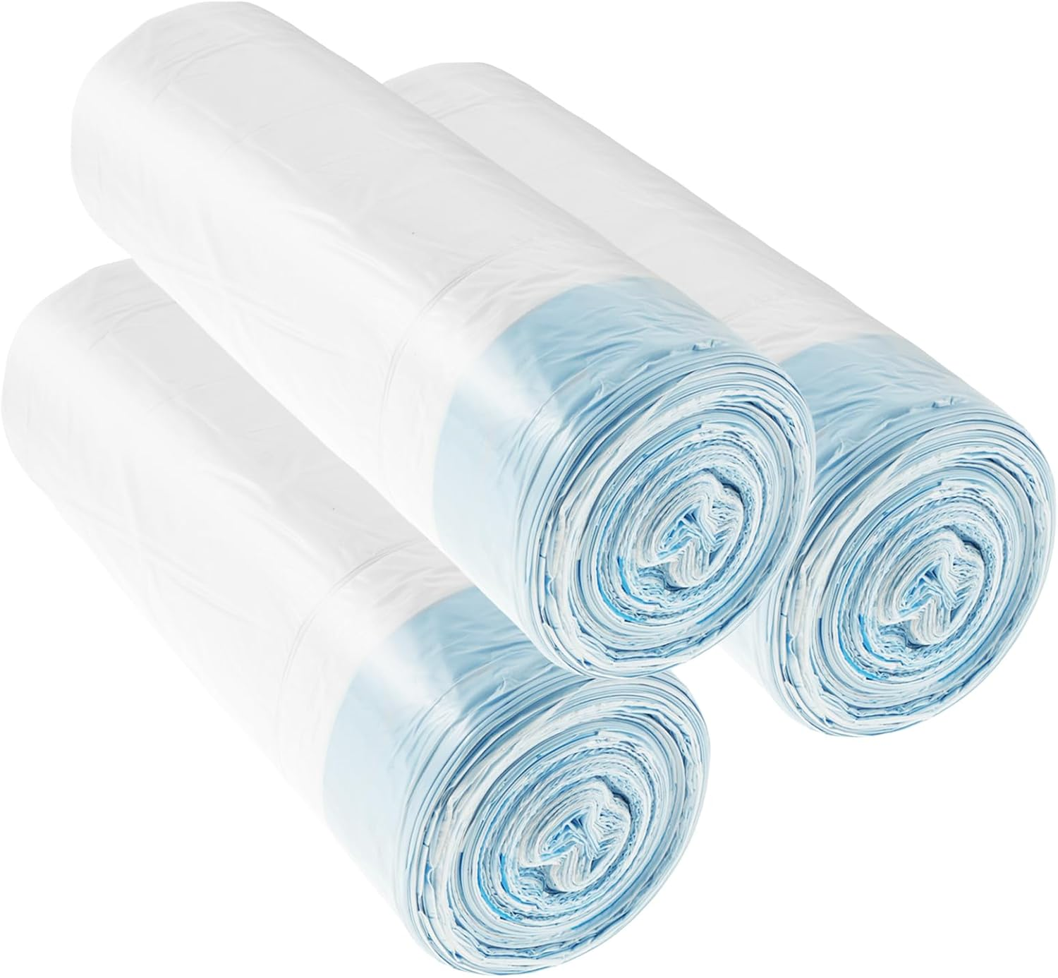 Awobepl 60 Count Cat Litter Box Liners 3.15Mil Extra Thick Cat Litter Bags Tear Resistant Cat Litter Liners Pet Garbage Bags for Self Cleaning Litter Box (67X40Cm)