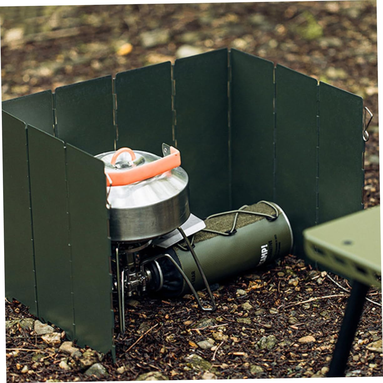 Portable Camping Stove Windscreen Windproof Cover BBQ Windshield for Outdoor Cooking image number 5