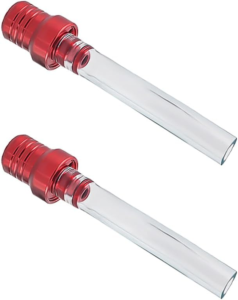 2 PCS Breather Hose Gas Fuel Tank Cap, CNC One Way Tank Valve Vent Tube with Aluminum Cap, Fuel Gas Cap Vent Tube Breather, ATV Off-Road Motorcycle Accessories (Black, Black Hose) image number 7