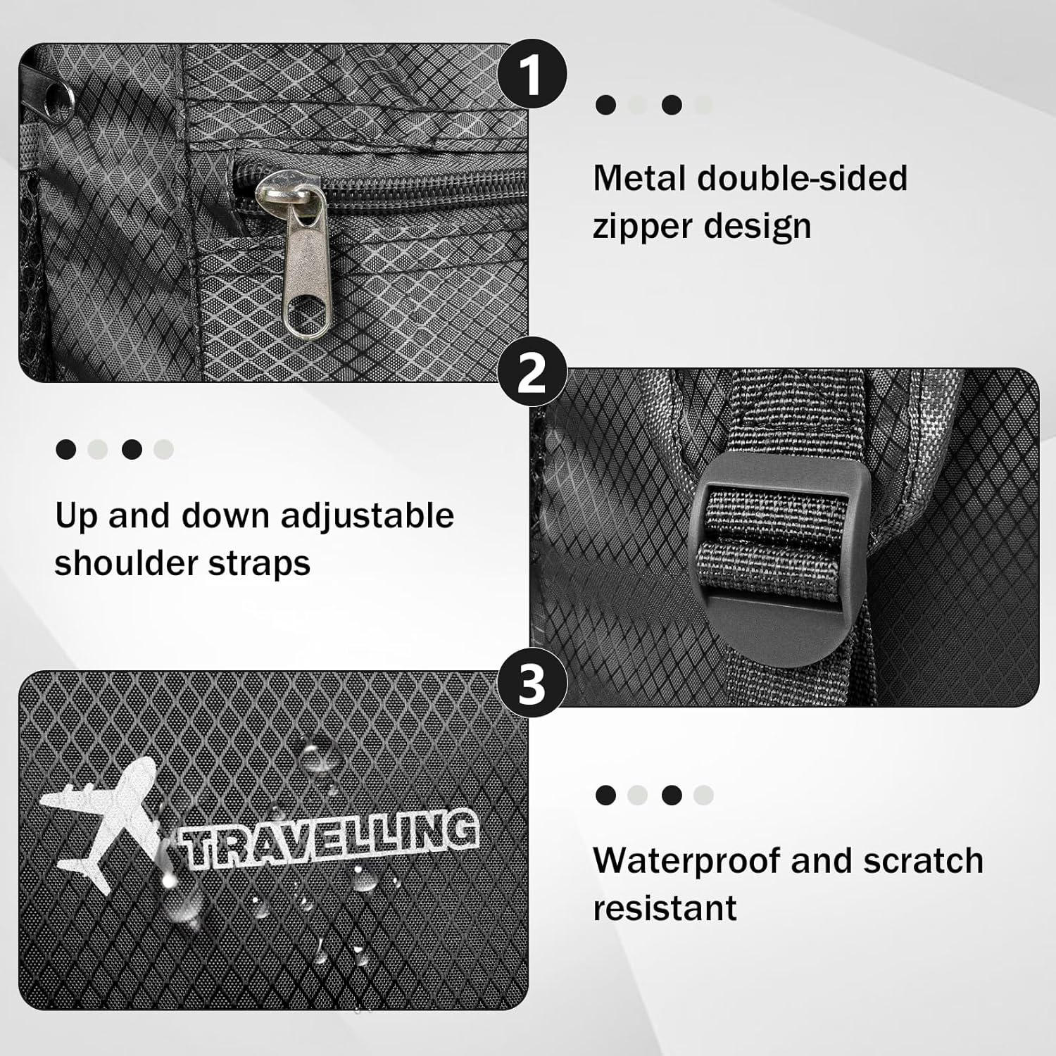 Foldable Hiking Backpack, Foldable Backpack, Ultra Lightweight Rucksack, Unisex Packable Backpack for Men Women, Waterproof Travel Daypack for Outdoor Sport Biking Hiking Climbing image number 2