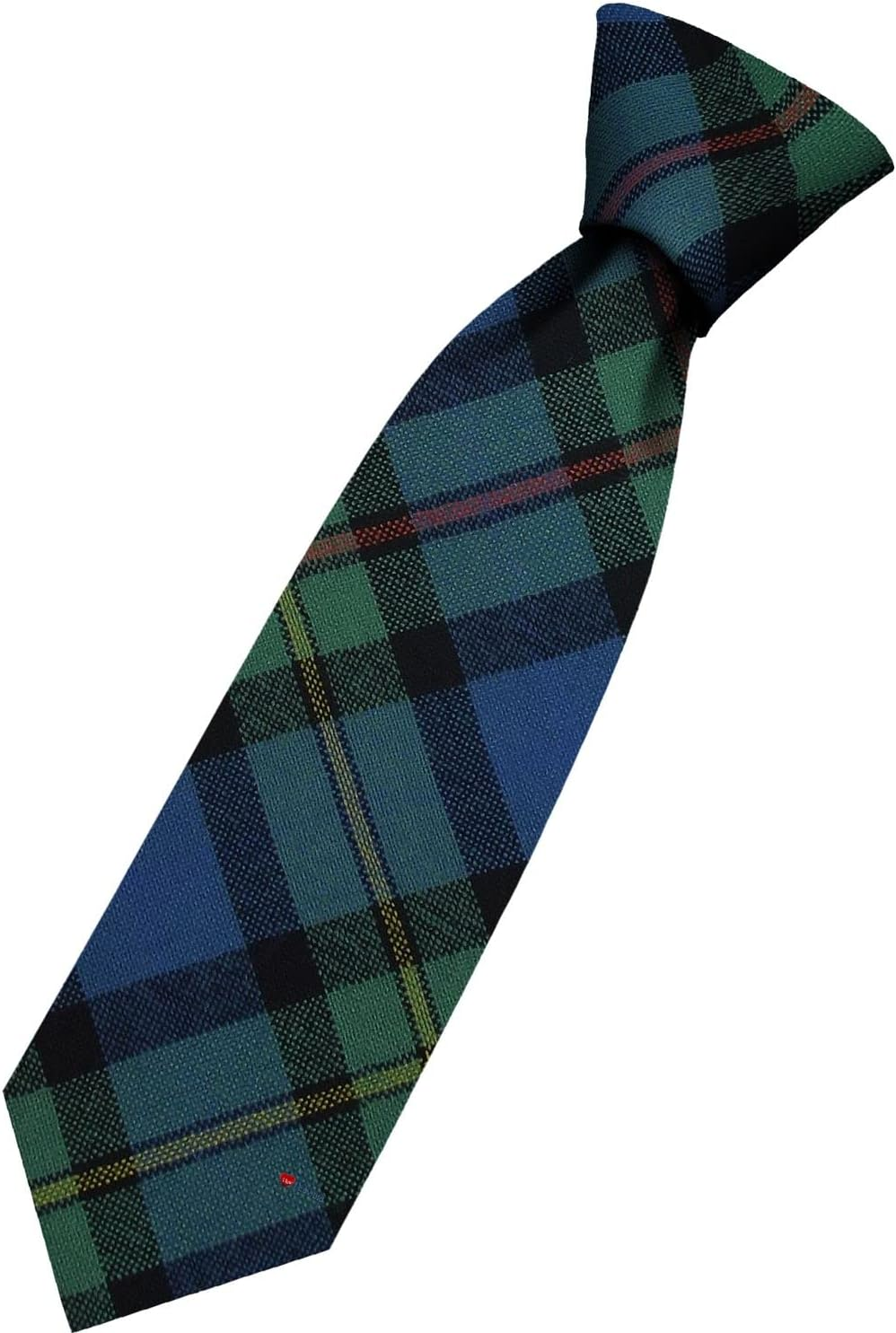 Mens All Wool Tie Woven and Made in Scotland in Smith Ancient Tartan