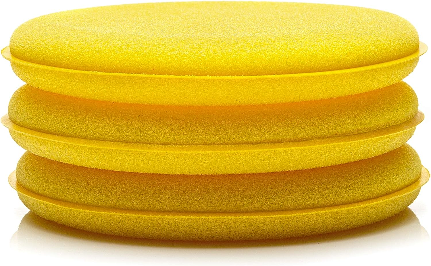 Glass Polish (125Mm) Pack of 3 Ultra-Soft Foam Applicator Pad, Multi-Purpose Sponge Pad - GP15001