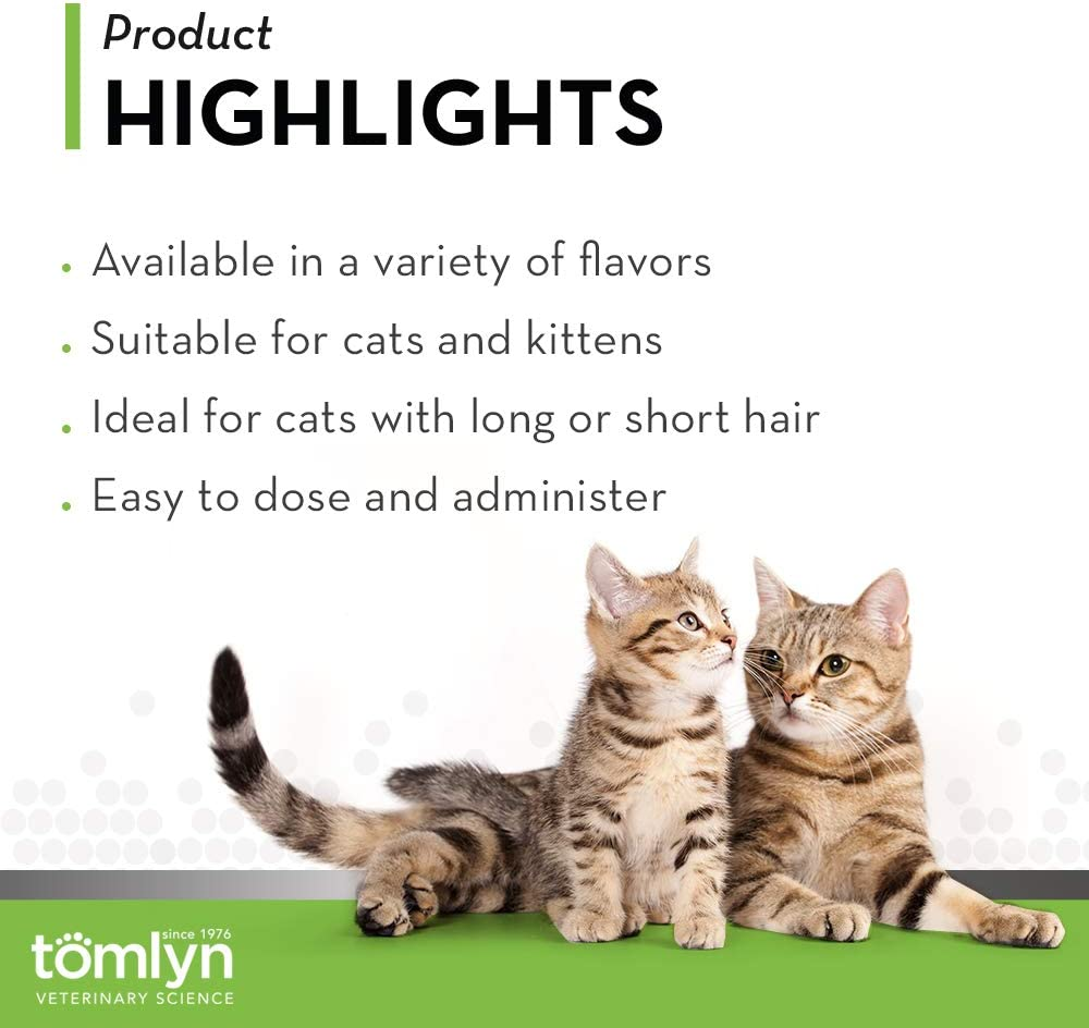 Tomlyn Laxatone Tuna-Flavored Hairball Remedy Gel for Cats and Kittens, 4.25Oz image number 5
