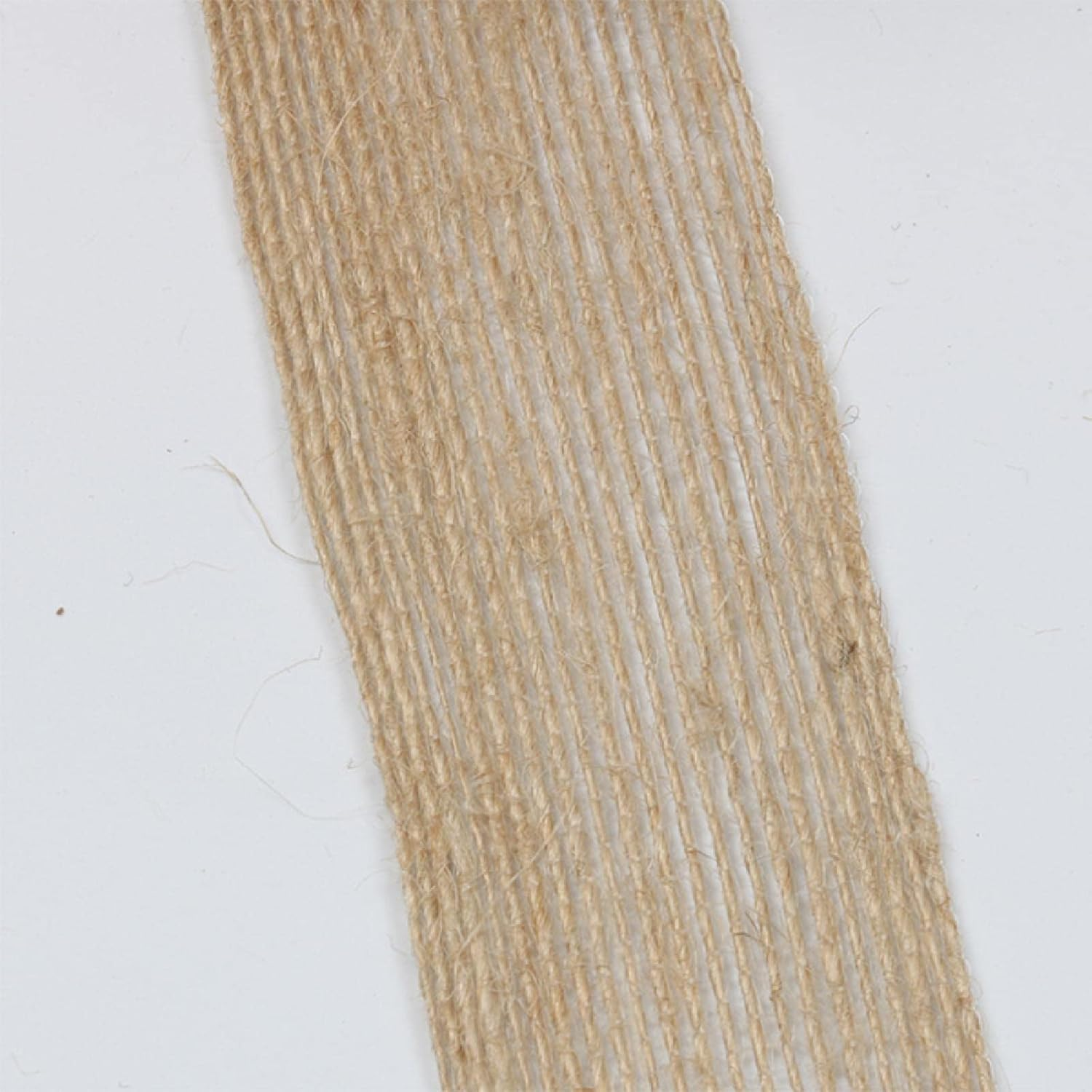 Jute Burlap Craft Ribbon, Natural Hessian Arts Band for DIY Gift Wrapping for Christmas Party Decoration(1.5Cm X 10M)