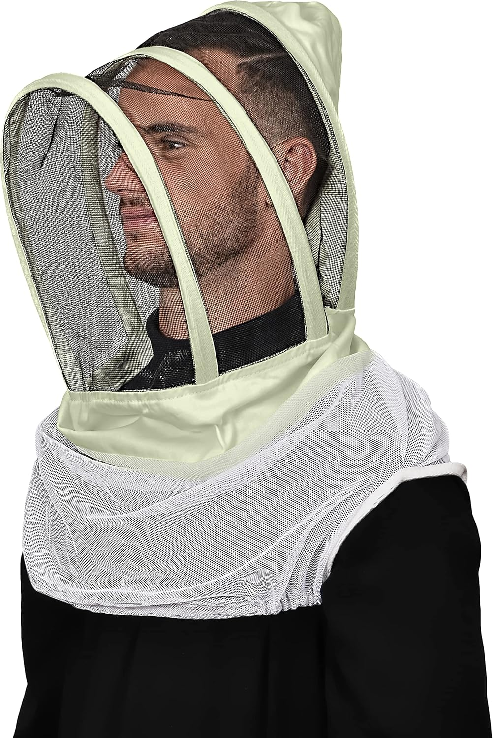 Humble Bee 211 Polycotton Beekeeping Veil with Fencing Hood, Olive image number 6