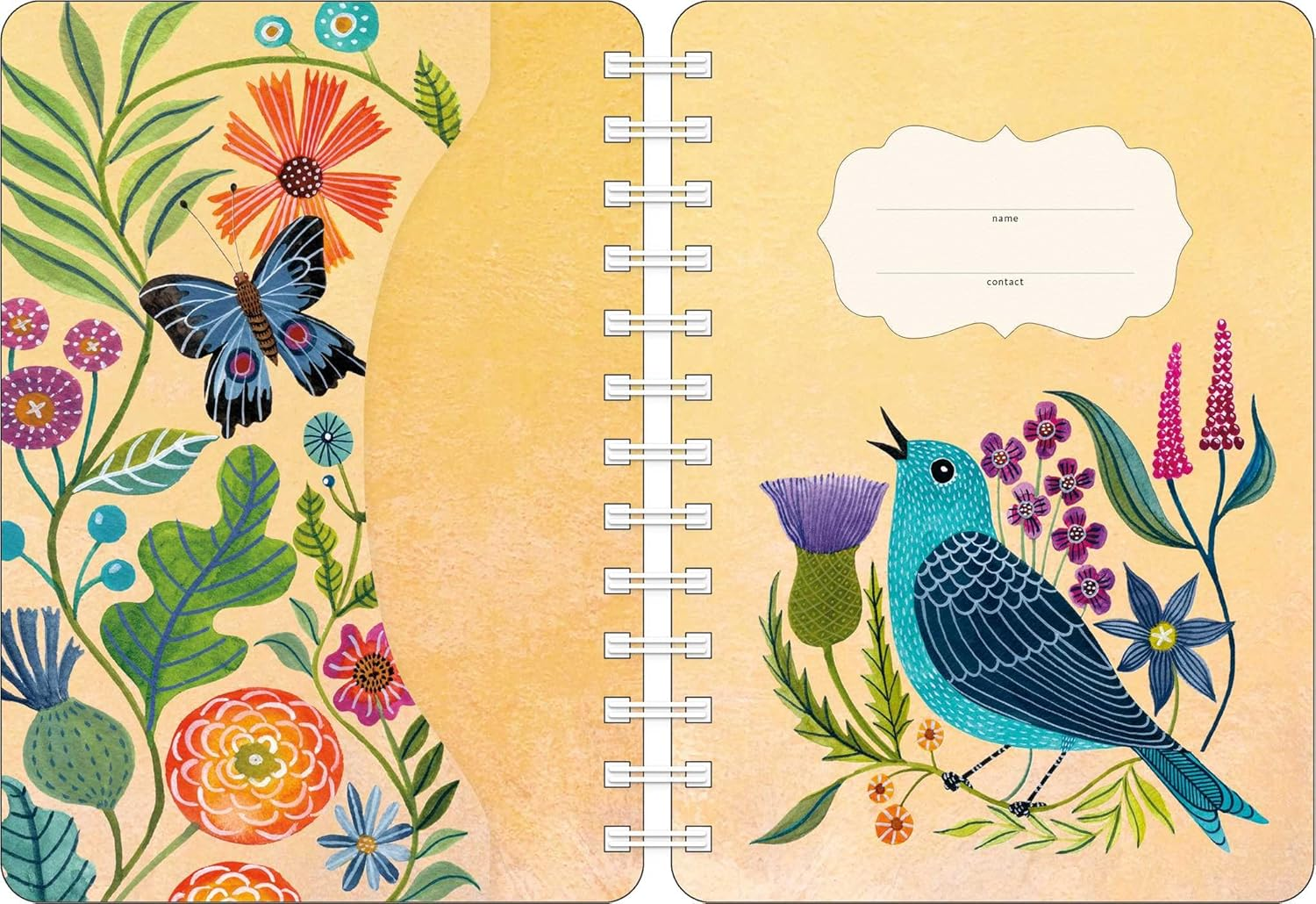 Birds of a Feather 2025 Weekly Planner Calendar: Watercolor Bird Illustrations by Geninne Zlatkis image number 5