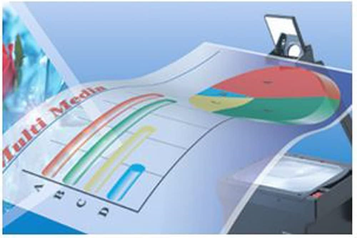 A-One 27077 OHP Film for Inkjet Printers, A4, Uncut, 10 Sheets image number 3