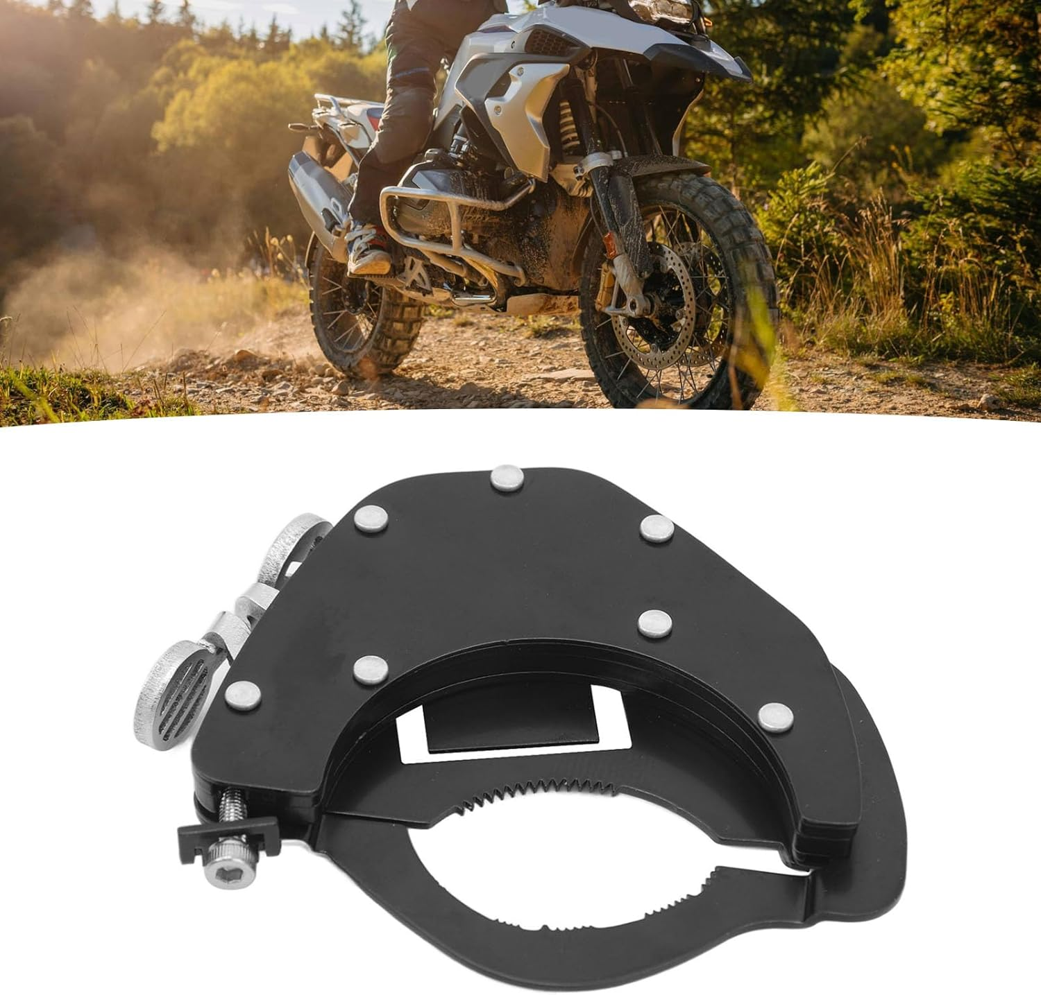 Motorcycle Throttle Lock, Motorcycle Cruise Control Throttle Assist, Flexible Adjustable Control Throttle Assist Lock Retainer for City Concrete Roads image number 2