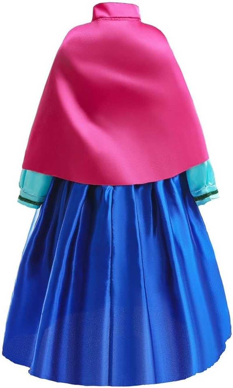 Dressy Daisy Toddler Little Girls' Ice Princess Winter Dress Costume Birthday Halloween Christmas Fancy Party Outfit with Cape & Accessories Size 2 to 9 image number 3