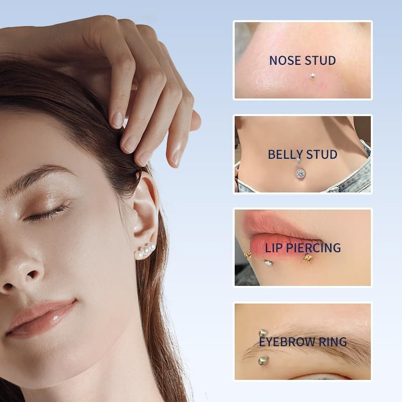 Piercing Aftercare Spray and Keloid Bump Removal &ndash; Sea Salt Spray for Body and Facial Piercings &ndash; Ear, Nose, Navel, Oral & Body Piercing Cleaner, Aftercare Solution for New Piercings image number 2