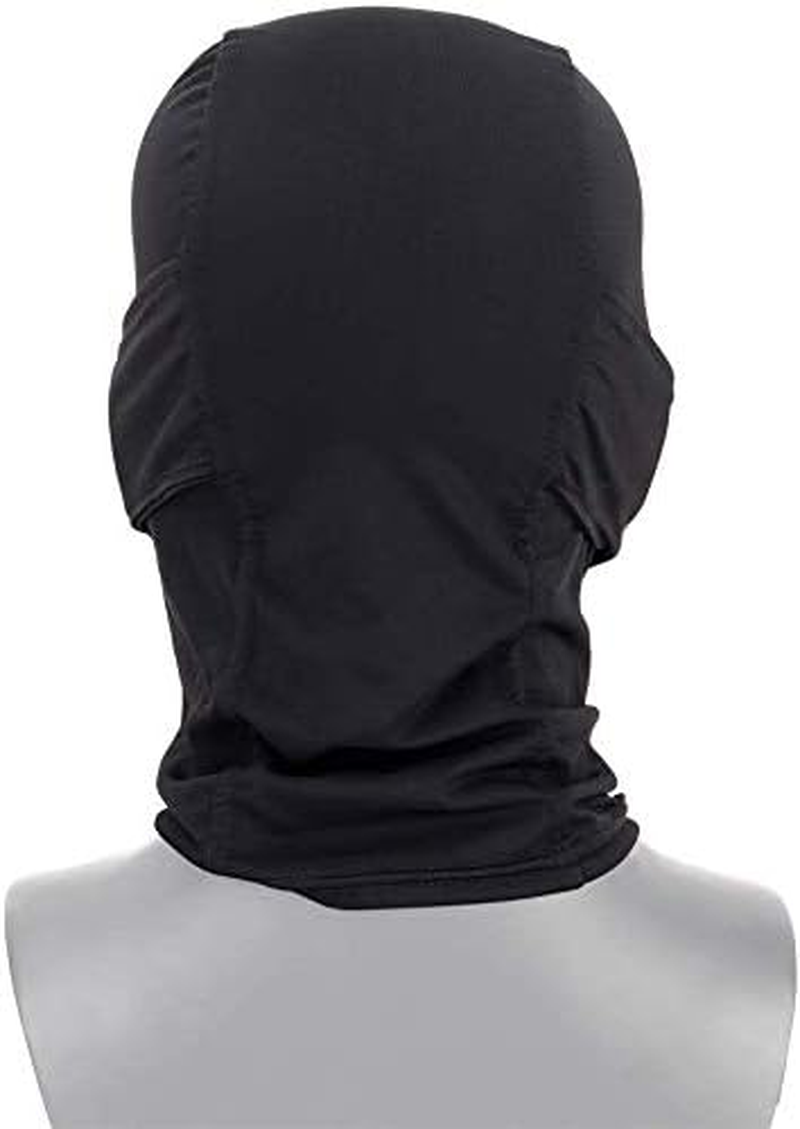 Tactical Gear Breathable Balaclava Mesh Mask Ninja Style Full Face Airsoft Mask Windproof Motorcycle Cycling Hood Neck Warmer image number 3