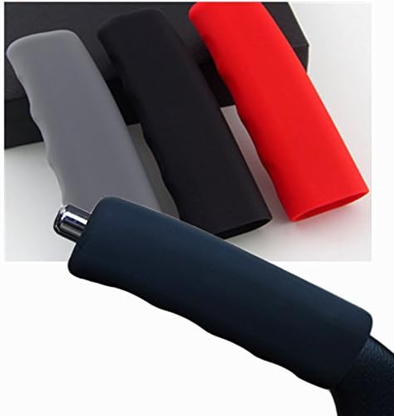 Universal Car Auto anti Slip Soft Silicone E-Brake Handle Sleeve Cover Hand Parking Brake Cover Boot E-Brake Grip Sleeve Protector image number 1