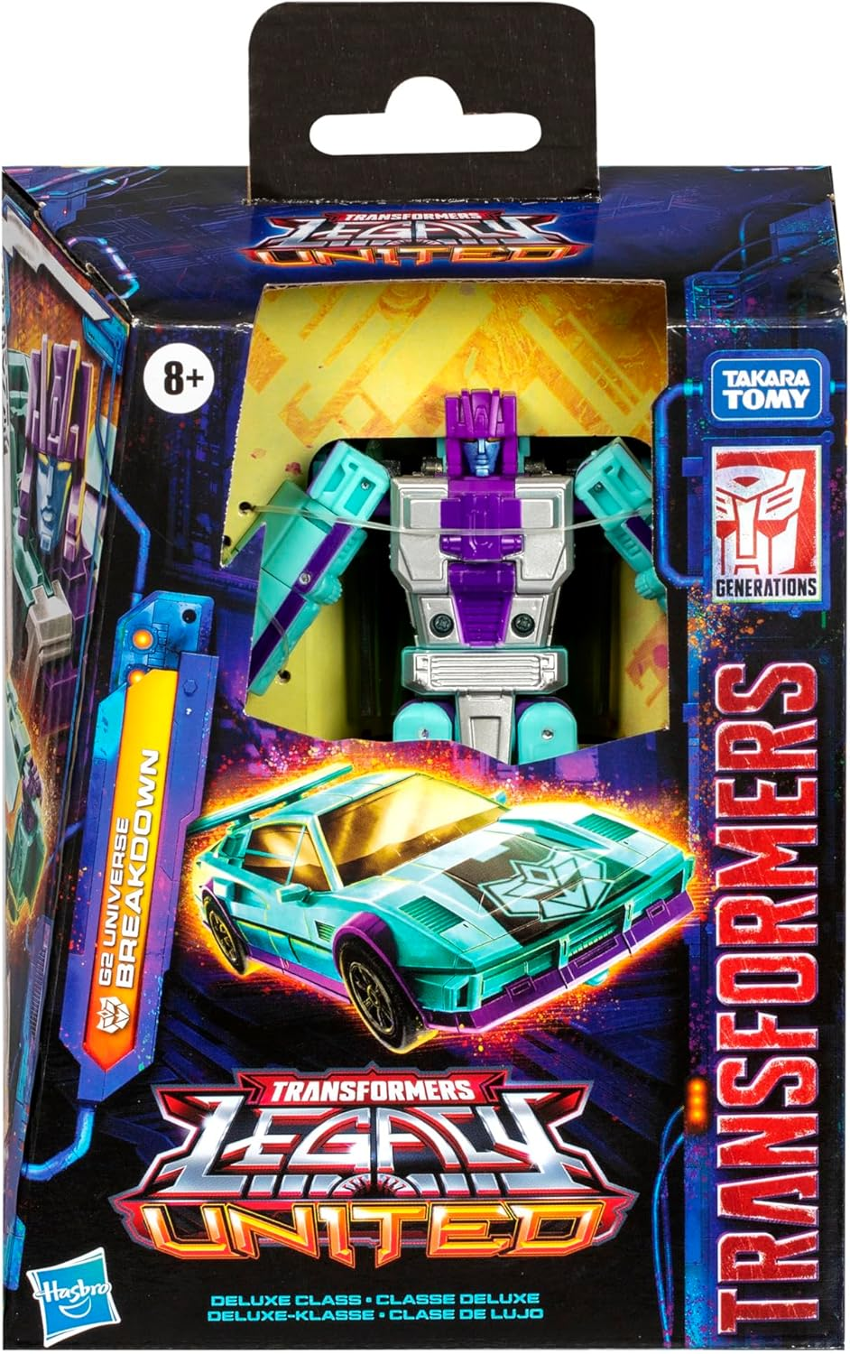 Transformers Legacy Deluxe Class G2 Universe Breakdown, 5.5-Inch Converting Action Figure, 8+ image number 2
