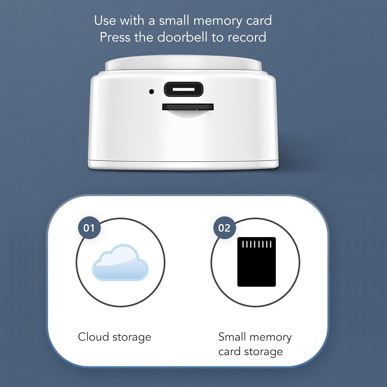 Video Doorbell Wifi Wireless Doorbell Camera with Chime, 1080P HD Night Vision 2 Way Audio 90&deg; Wide Angle Home Security Camera System, Supports Cloud Storage, Easy Installation image number 6