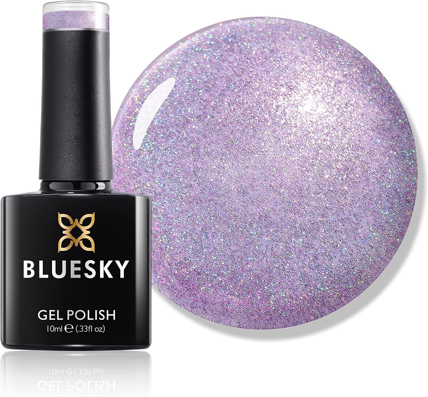 Bluesky Magical Kingdom Gel Nail Polish 10 Ml, Pink Glitter