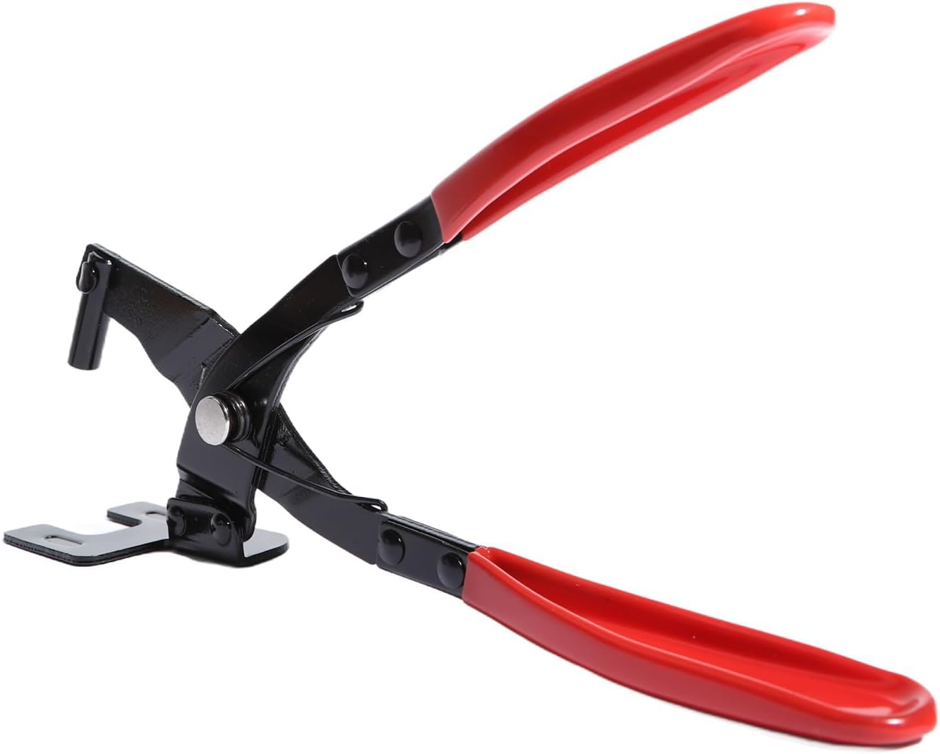 Aikoolwer 10 Inch Exhaust Hanger Removal 3Pcs 4 Hole Exhaust Rubber Setkit Universal Muffler Pliers Tool with 25 Degree Offset Rubber Insulators Support image number 4