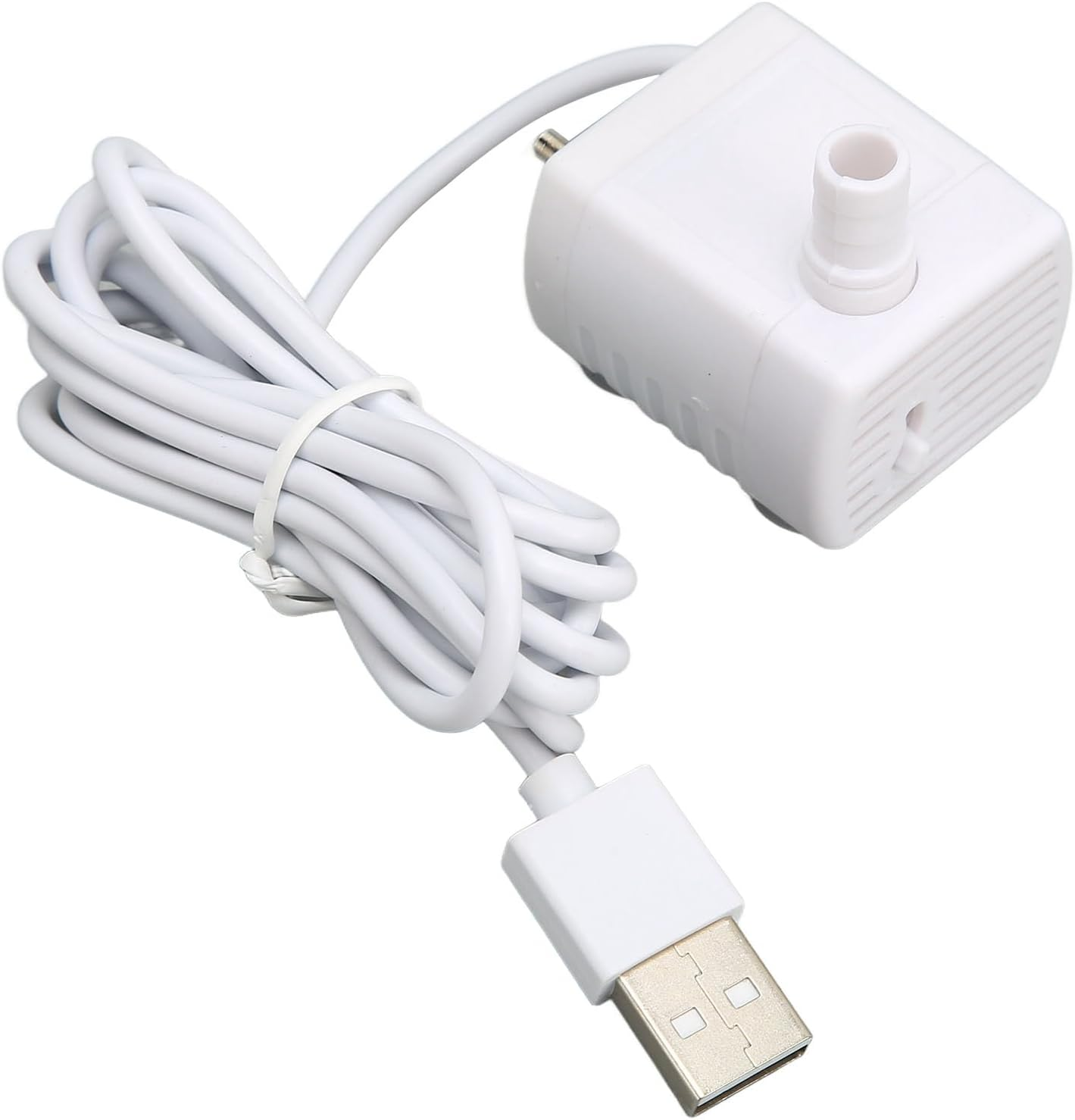 Cat Water Fountain Pump - Mini Water Dispenser with Quiet USB Powered DC Brushless Motor, Pet Fountain Replacement Pump to Prevent Dry Burning for Drinking Fountain image number 5