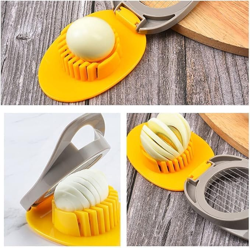 Boiled Egg Slicer with Stainless Steel Wires, 1Pc Stainless Steel Wire Boiled Egg Slicer,Egg Cutter for Boiled Eggs with Stainless Steel Wire,Egg Slicer with Stainless Steel Wire for Boiled Eggs image number 4