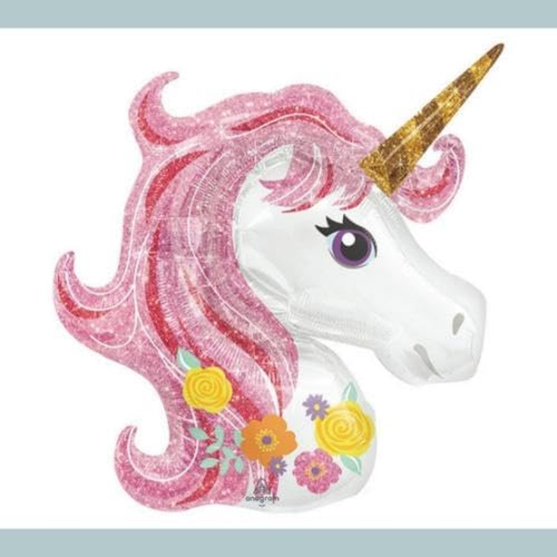 Supershape Magical Unicorn Foil Balloon image number 1