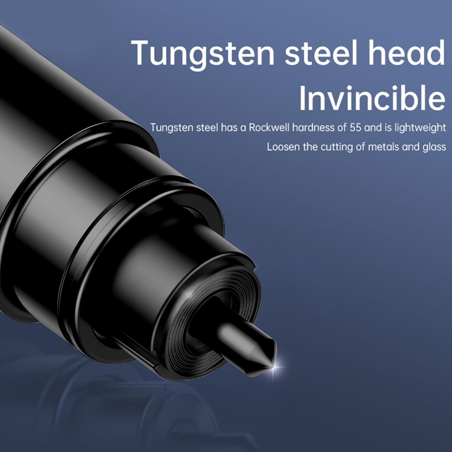 2Pcs Car Window Breaker and Seatbelt Cutter, 2-In-1 Multifunctional Auto Glass Breaker Portable Car Emergency Escape Tool with Clip for Automotive Accidents and Underwater Safety (Black) - Black image number 5