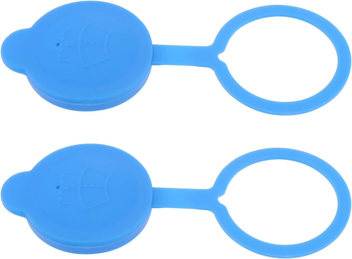 2Pcs Windshield Washer Bottle Cap for Car Front Windshield Spray Cleaning Cap Replacement Part Washer Bottle Cap 38451-77J00 Compatible with Suzuki Swift SX4 MK1, Blue image number 5