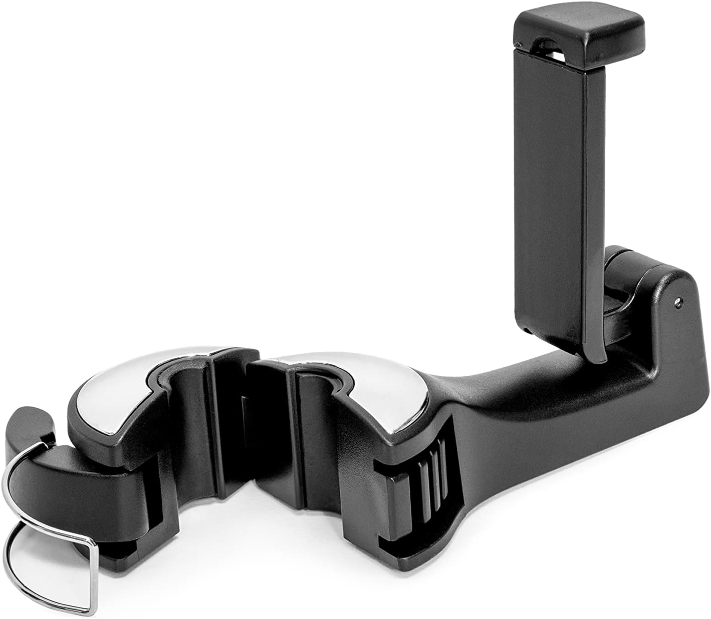 Travelon Set of 2 Headrest Hooks, Charcoal, One Size, Charcoal, One Size, Set of 2 Headrest Hooks image number 6