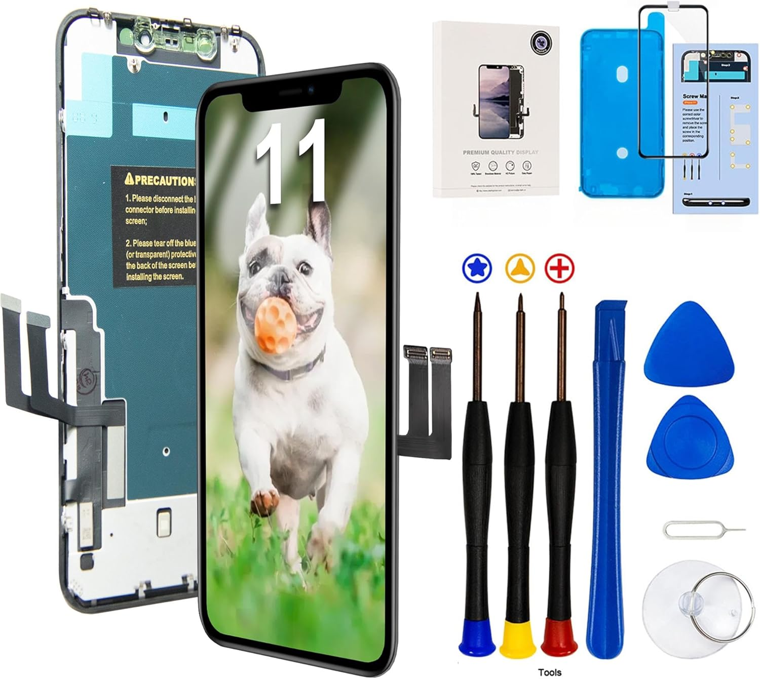 EFAITHLIFE Iphone 14 Pro Max 6.7" LCD Screen Assembly Digitizer Touch Screen Replacement with Frame Assembly Repair Tool image number 5