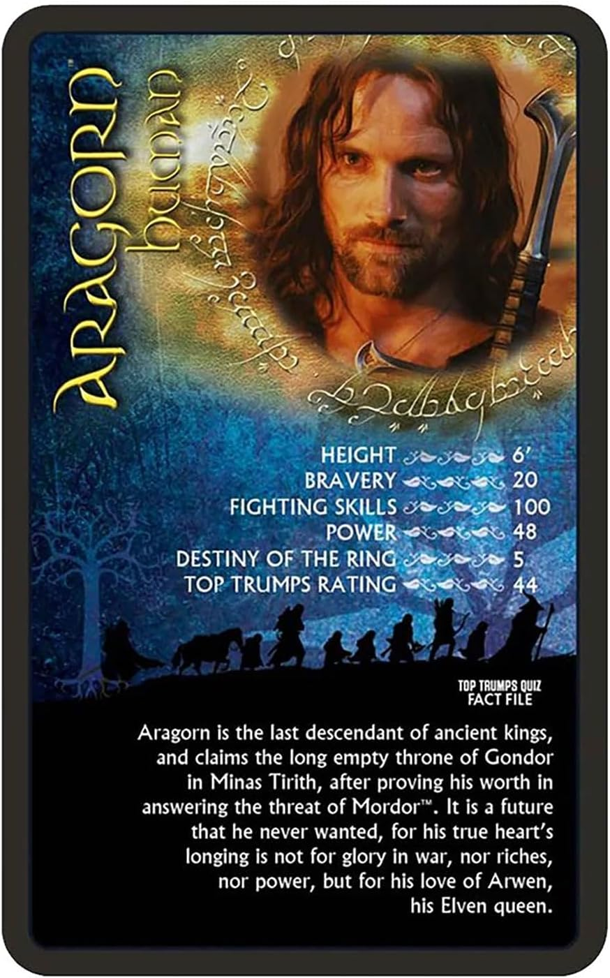 Winning Moves Top Trumps Lord of the Rings