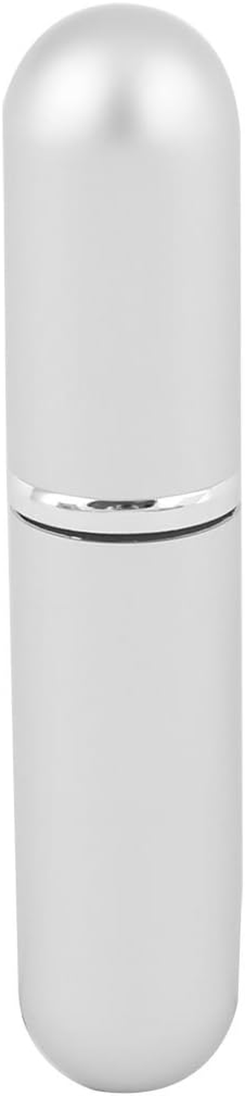 Ruilogod 6Ml Portable round Lipstick Shape Mini Perfume Spray Bottle Atomizer Case Silver Tone (Id: E69 13D 0Aa D31 37F image number 3