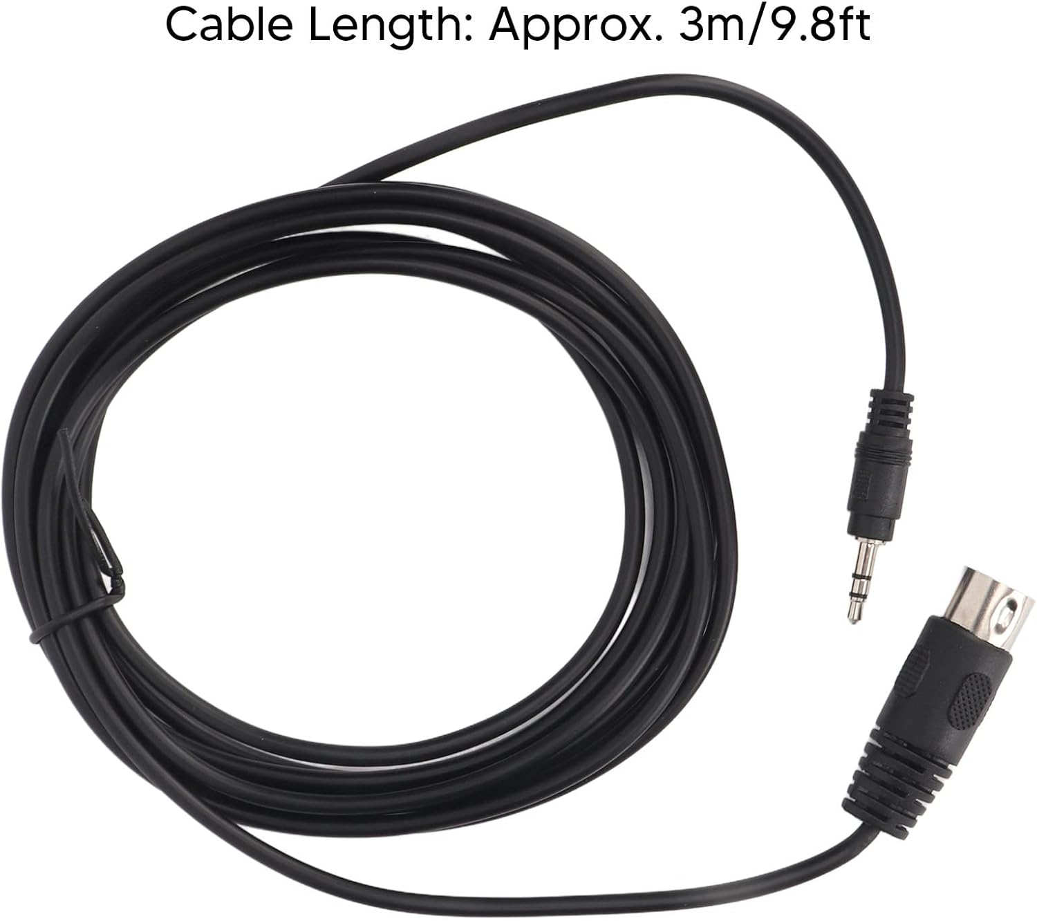 Zopsc Din 8 Pin to 3.5Mm MIDI Cable, 8 Pin Din Male Plug to 3.5Mm Male Audio Adaptercable, TRS Stereo Male Jack Converter Cable for Musical Instrument Sound Equipment (3M/9.8Ft) image number 1