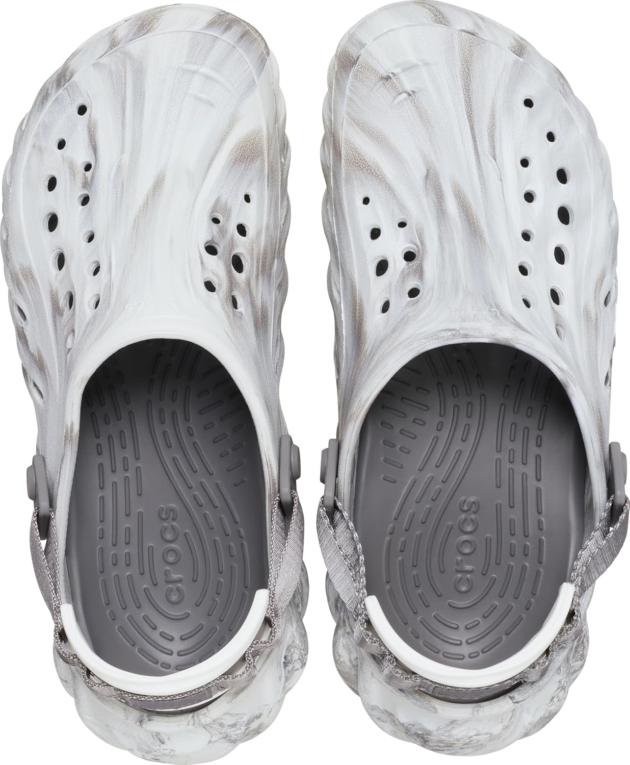 Crocs Unisex-Adult Echo Clog, Moonlight/Multi, 10 Women/8 Men image number 2