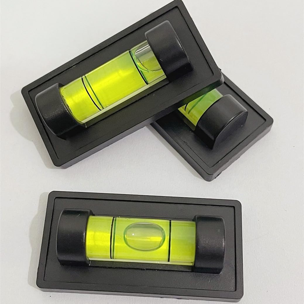 4Pcs Magnetic Bubble Spirit Level RV Standard Levels Magnet RV Levelers Tool for RV Camper, Travel Trailer, Motorhome, Tripod, Turntable, Phonograph (Set-A) image number 3