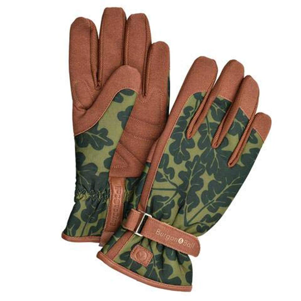 Burgon & Ball Love Oakleaf Plum S/M Gloves, Ladies, Gardening, Hands, Womens GLO/OAKPLUMSM