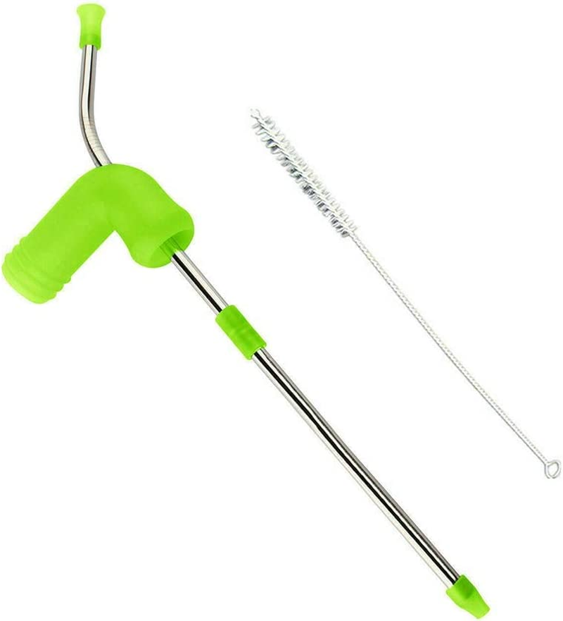 Beer Snorkel, Beer Bong Funnel, Beer Shotgun Tool, Chug Bud, Chugbud, Beer Chug, Premium Funnel for Beer Drinking Games, Spring Break, College, Tailgating, Bachelor, Straw Hens Bucks House Party (Green) image number 5