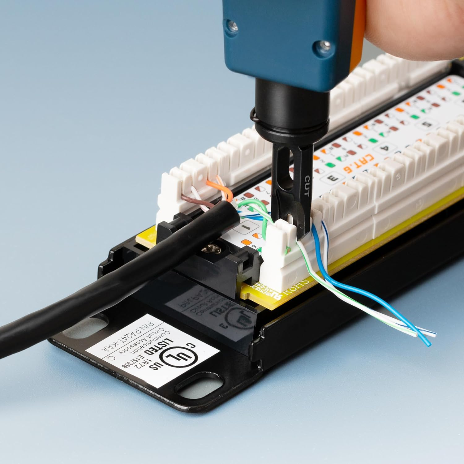 Cable Matters Punch down Tool with 110 & 66 Blade, RJ45 Ethernet Punch Tool, Keystone Punchdown Tool for Cat 8, Cat 7, Cat 6A, Cat 6, Cat 5E, Cat 5 Network image number 1