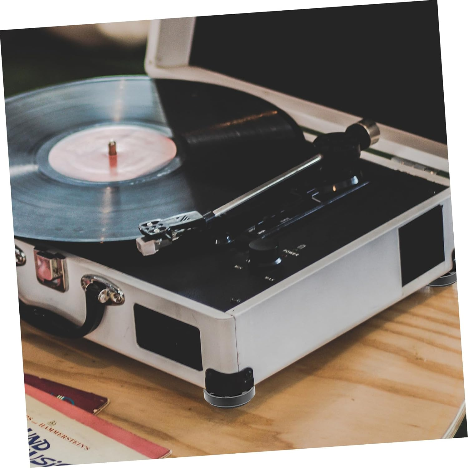 SECFOU 10Pcs Speaker Isolation Pads and Vibration Absorber Feet for Amplifier Turntable Stand, 30X8Mm Foam Shockproof Pads for Hi-Fi Audio Equipment and Home Theater image number 6