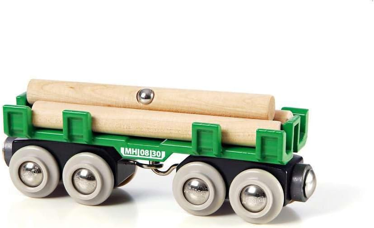 BRIO - Lumber Loading Wagon 4 Pieces image number 4