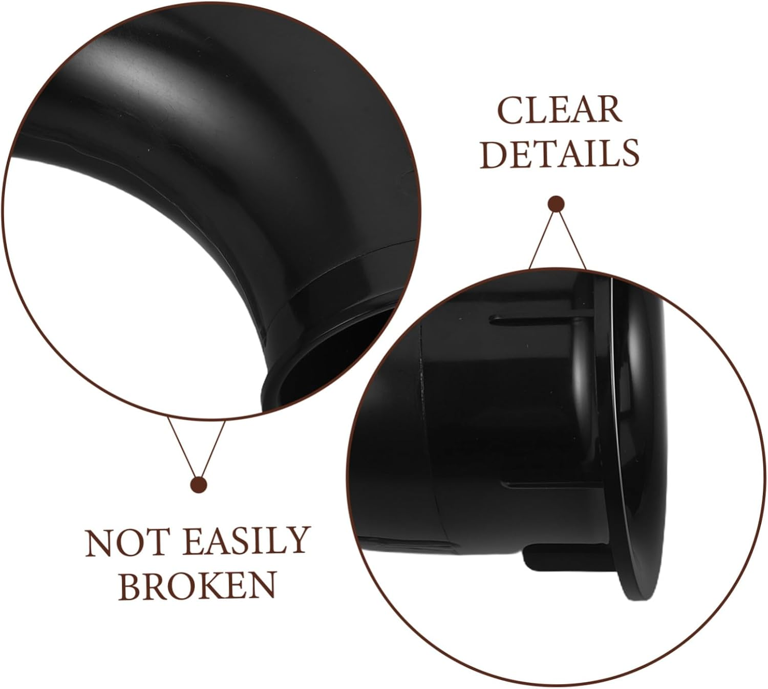 EXHUMKY 2Pcs Bass Reflex Port Tubes for Speaker Cabinets Plastic Speaker Box Vent Accessories Fit for Car Home Portable and Stage Audio Systems Easy Installation