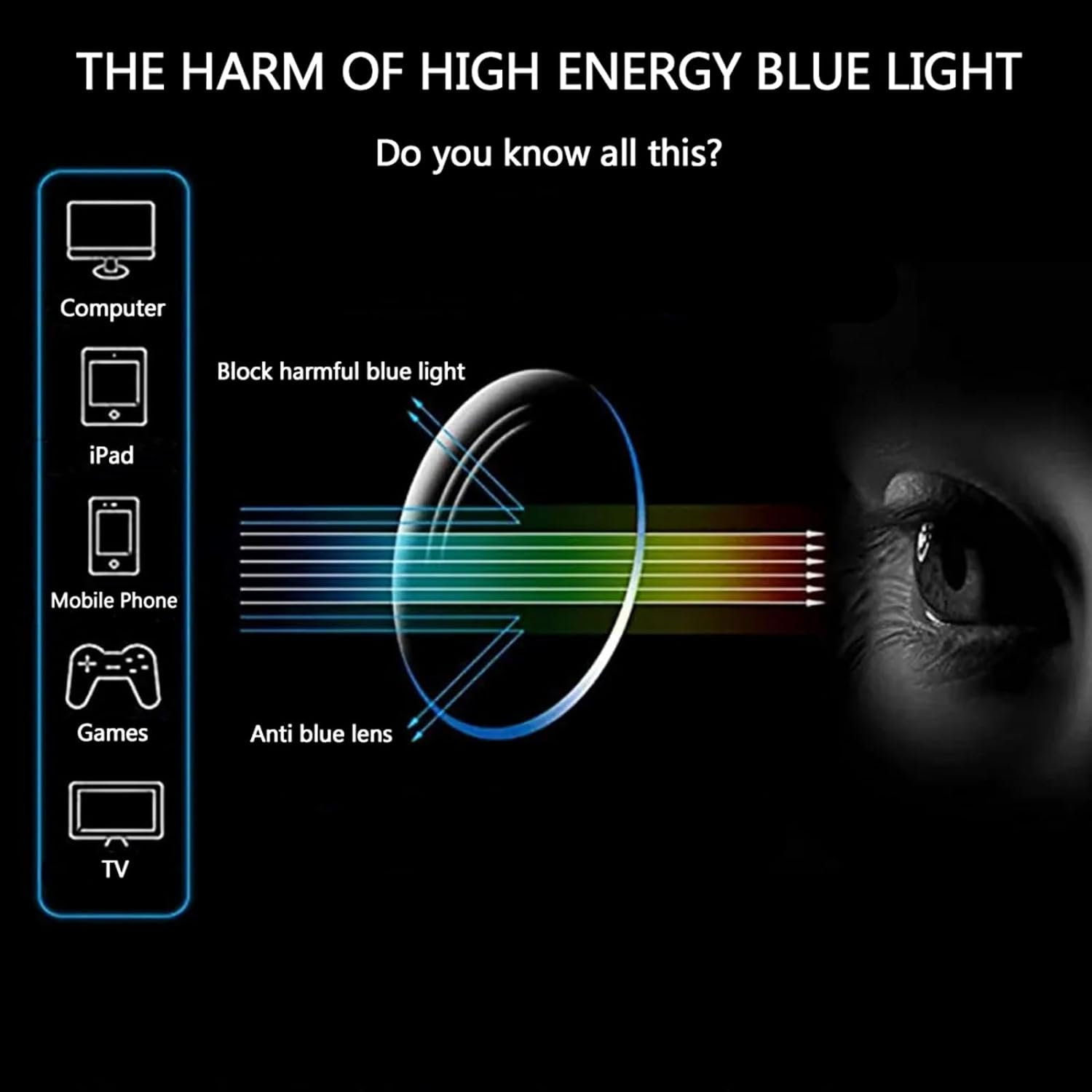 LJCZKA Oversized Square Blue Light Glasses for Women Men Computer Glasses Thick Frame anti Eyestrain for Reading, Texting & Gaming - Leopard image number 2