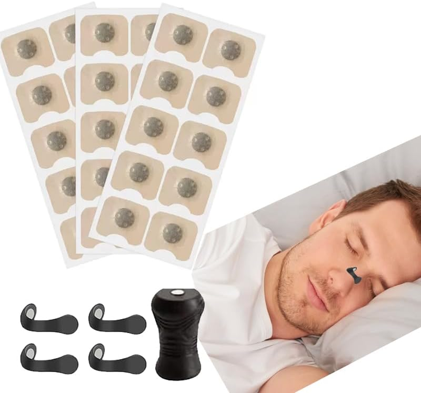 30Pcs Breathe Magnetic Nasal Strip anti Snoring Breathing Nasal Strips Sleep,Improve Oxygen Flow anti Snoring Nasal Strips for Men & Women&ndash; for Better Breathing, Sleep & Exercise, All-Night Comfort image number 5