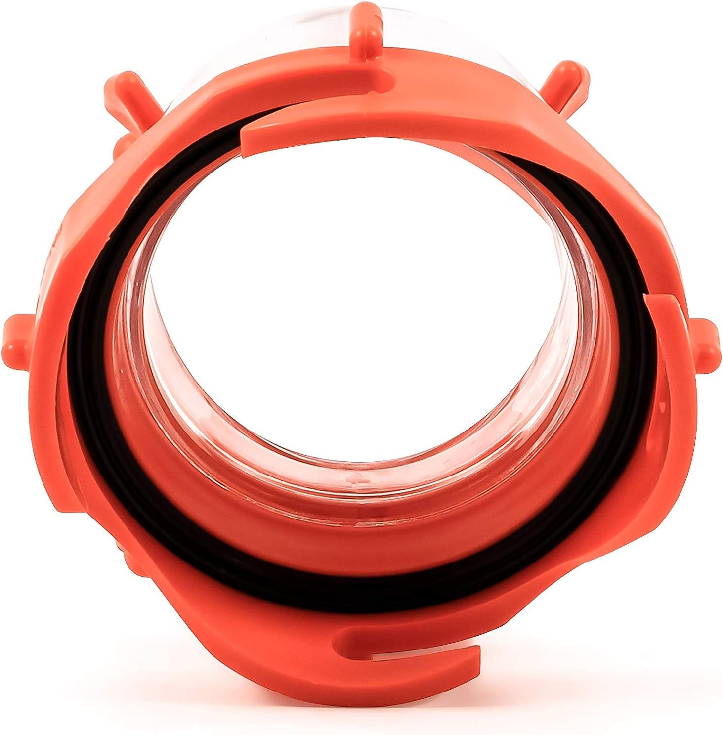 Camco Rhinoflex Clear 45 Degree RV Sewer Hose Swivel Fitting- Allows You to See When Tank Is Empty, Odor Protection; Durable and Secure Connection (39847) image number 7