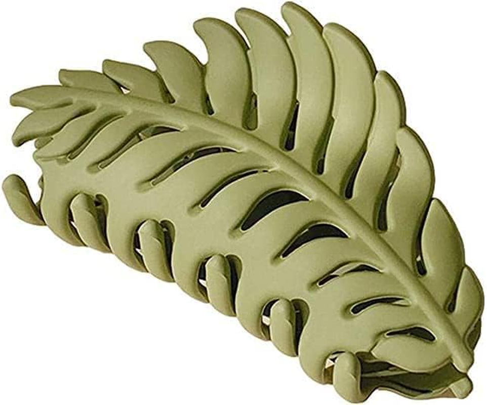 Large Tooth Leaf Hair Clips - Non-Slip Natural Look Hair Clips for Braids and Updos (9Cm, for Thin and Thick Hair) image number 3