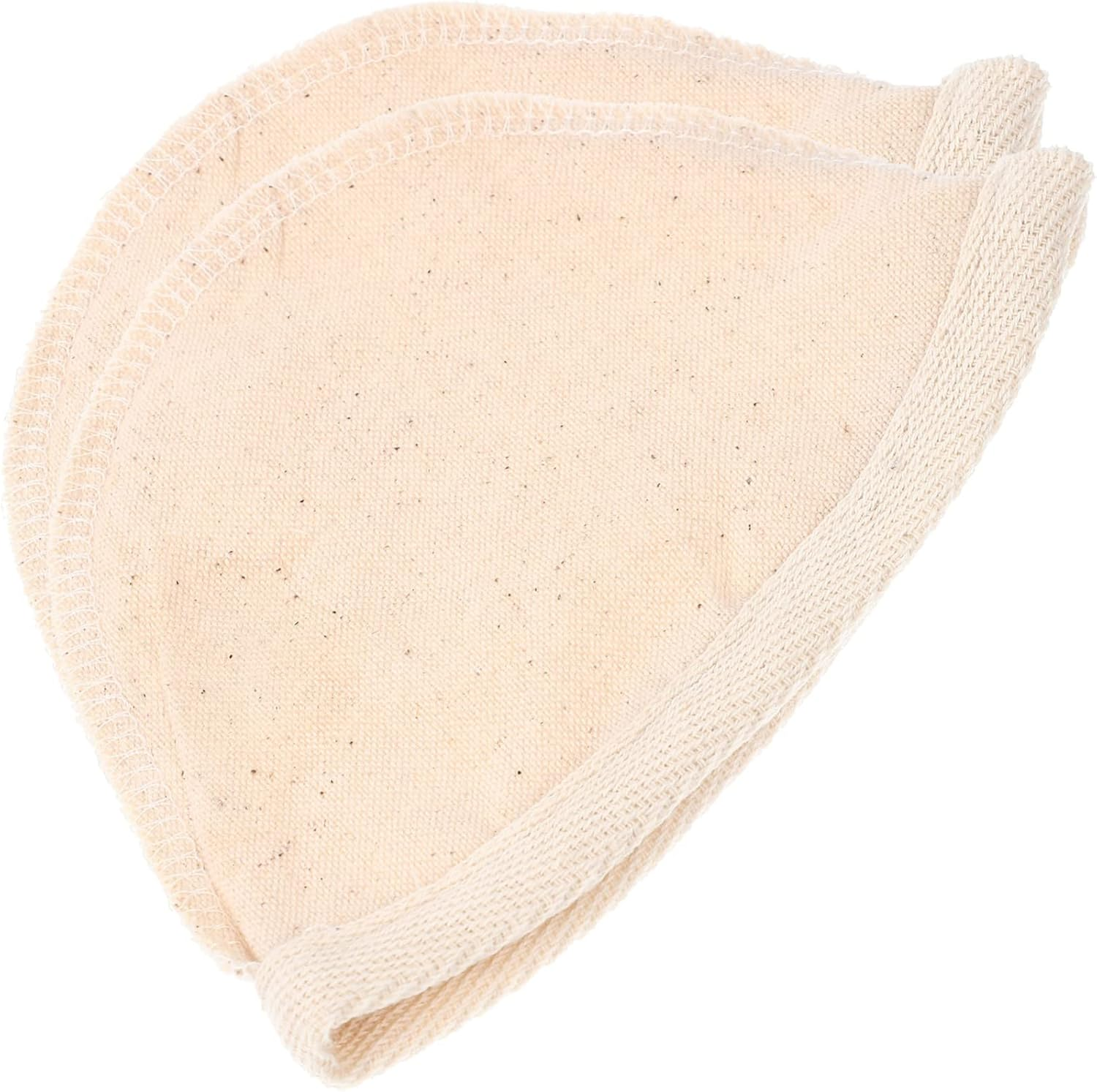 Amosfun 2Pcs Cotton Filter Bag Coffee Filter Bag Reusable Filter Bag Tea Filter Bag Cotton Filter Pouch image number 1