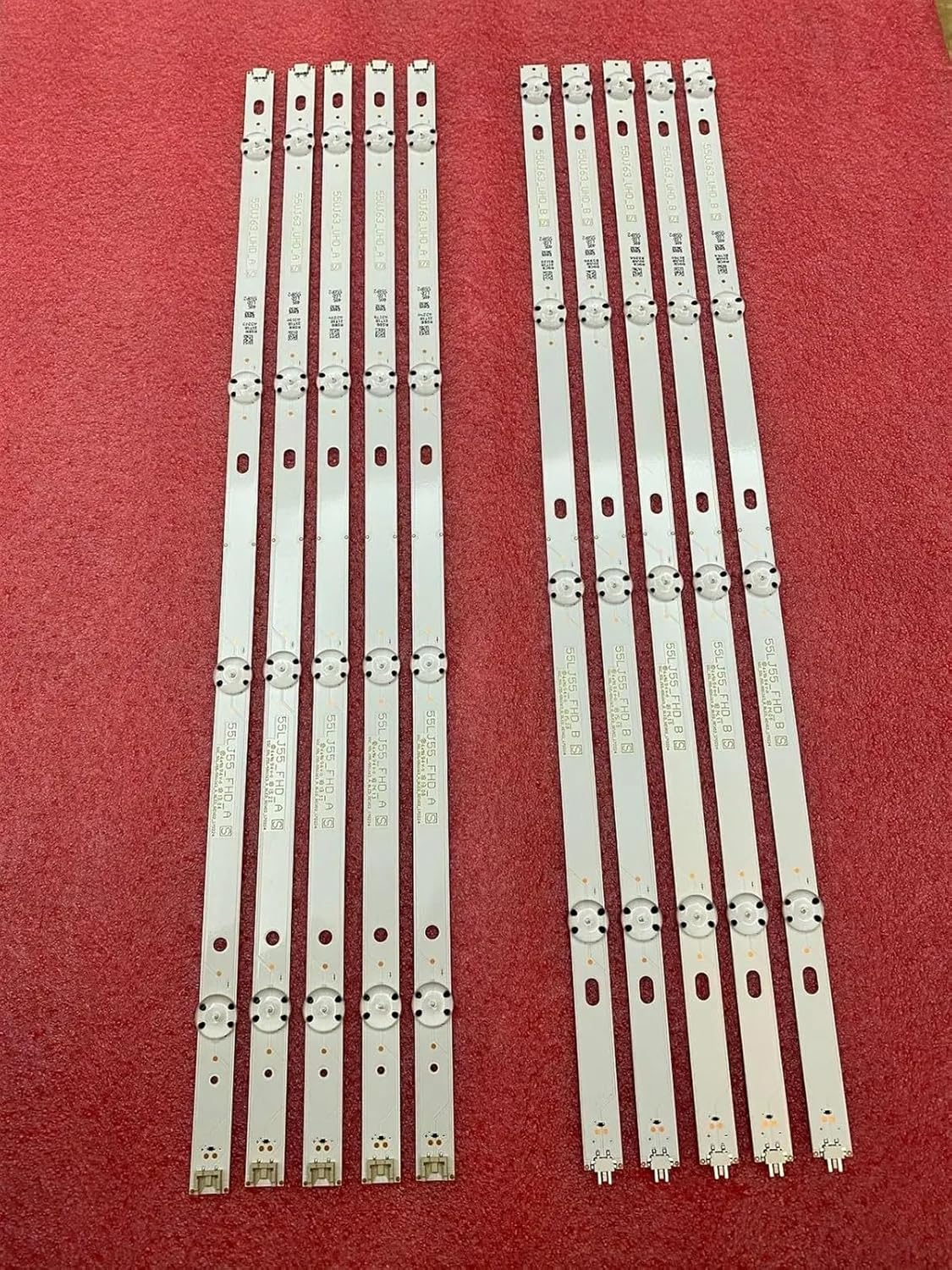 LED Backlight Strip for L/G 55UJ630A 55UJ635T 55UJ6300 55UJ6307 55UJ635V 55UJ634V 55UJ630V 55LJ5500 55UJ6309 55UK6100PLB 55UJ630Y image number 3