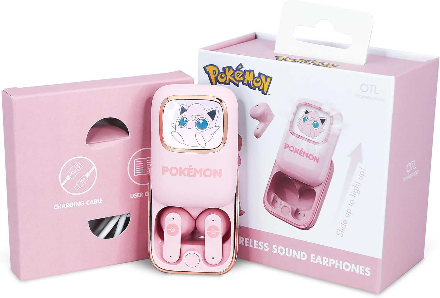 OTL - Pokemon Jiggly Puff Slide TWS Earphones/Lights and Sound image number 5