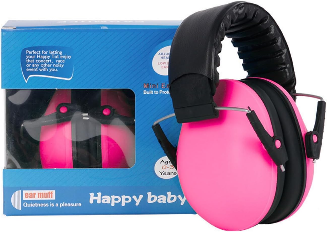 Kids Noise Cancelling Safety Ear Muffs &ndash; Hearing Protection Headset, Noise Reduction Earmuffs for Toddlers, and Children, Ideal for Concerts, Fireworks, and Travel