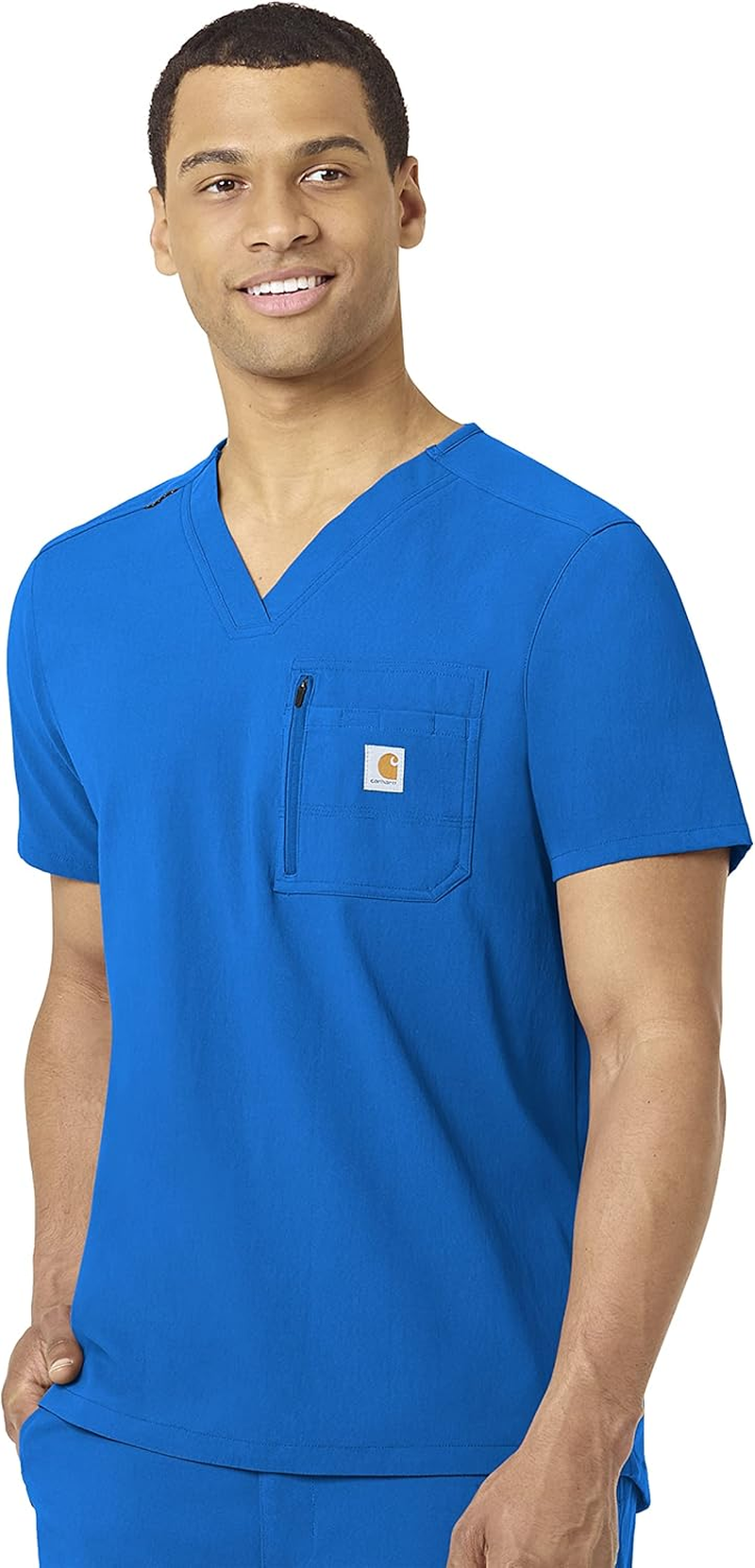 Carhartt Medical Men'S Modern Fit Tuck-In Scrub Top image number 6