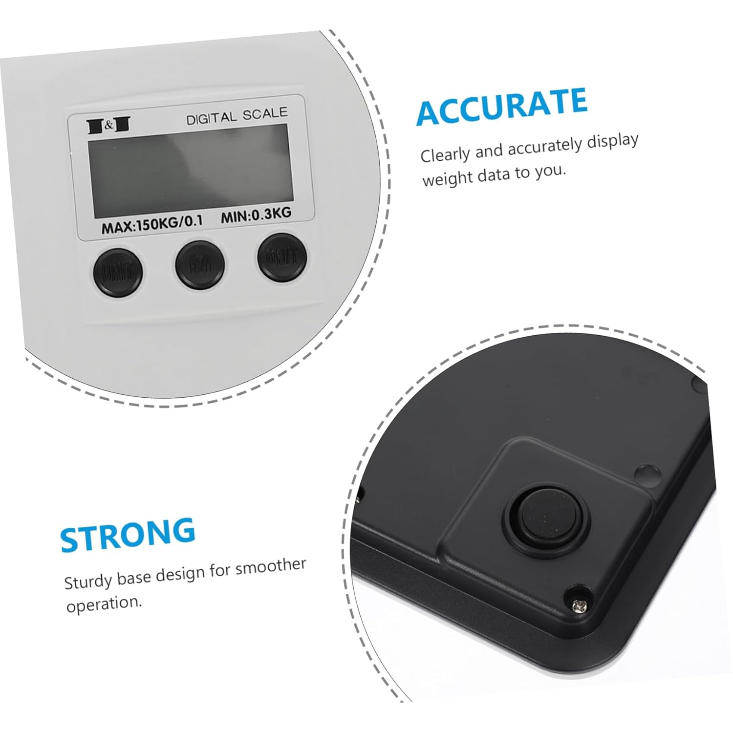 Toyvian Baby Electronic Scale Multi - Function Digital Display Weight Scale Pet Scale Mother and Baby Scales Smart Scale without Battery and Weight image number 2