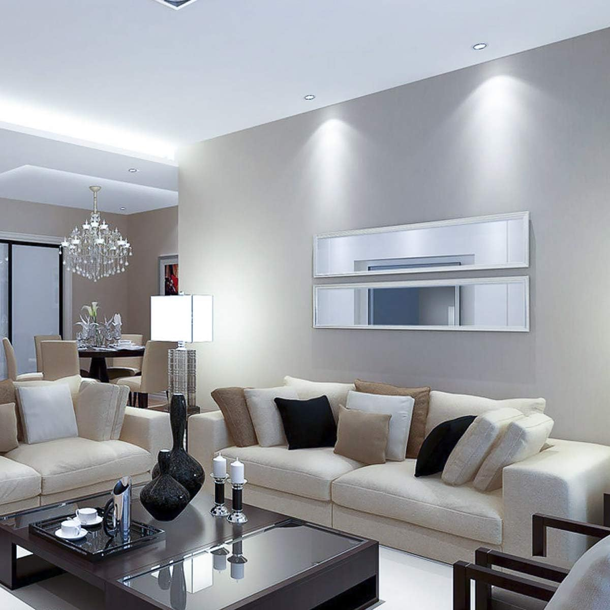 Lepro GU10 LED Bulbs, Cool White 5000K, 4W 345Lm Energy Saving Light Bulbs, 32W Halogen Spotlight Equivalent, 100&deg; Beam Angle, AC 220V-240V, Non-Dimmable, Pack of 5 image number 2